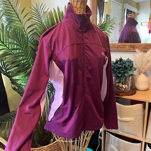 Champion Women's Two-Tone Purple Ski Jacket SZ L - Picture 5 of 16